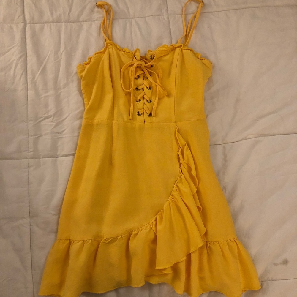 Yellow sun dress